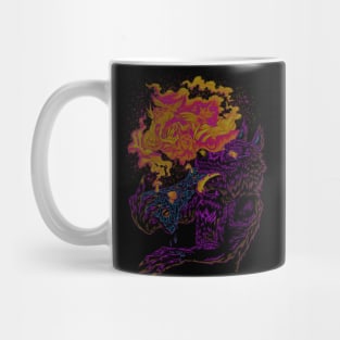 Trippy Wolf V3 Mug